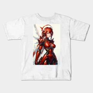 mechanical girl-02 Kids T-Shirt